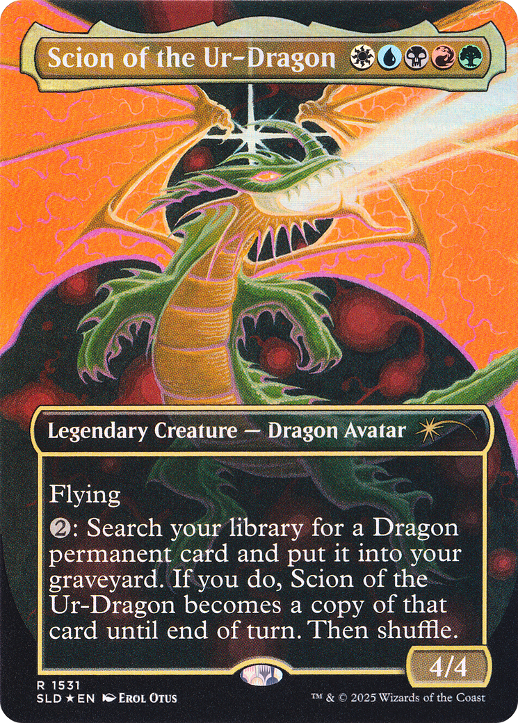 Scion of the Ur-Dragon (Rainbow Foil) [Secret Lair Drop Series] | Webway Games