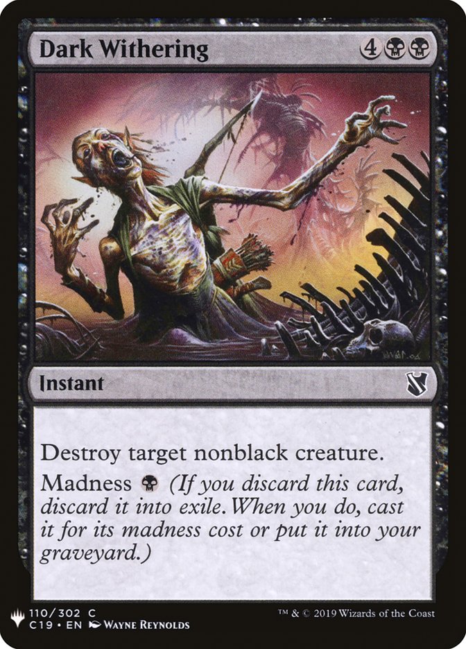 Dark Withering [Mystery Booster] | Webway Games