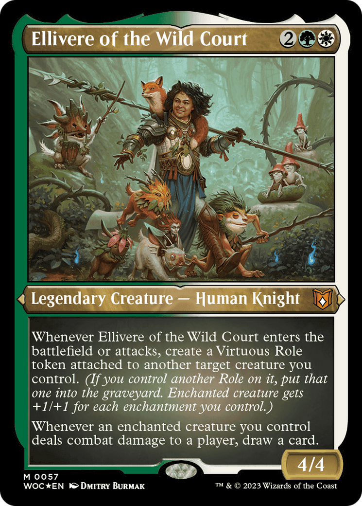 Ellivere of the Wild Court (Display Commander) [Wilds of Eldraine Commander] | Webway Games