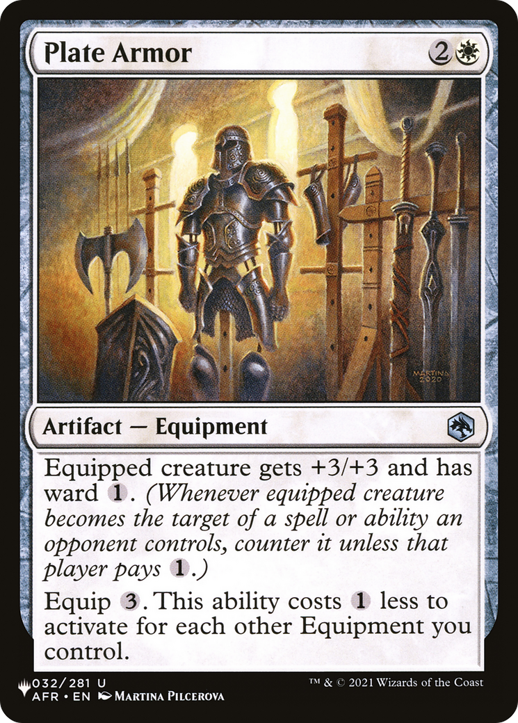 Plate Armor [The List] | Webway Games