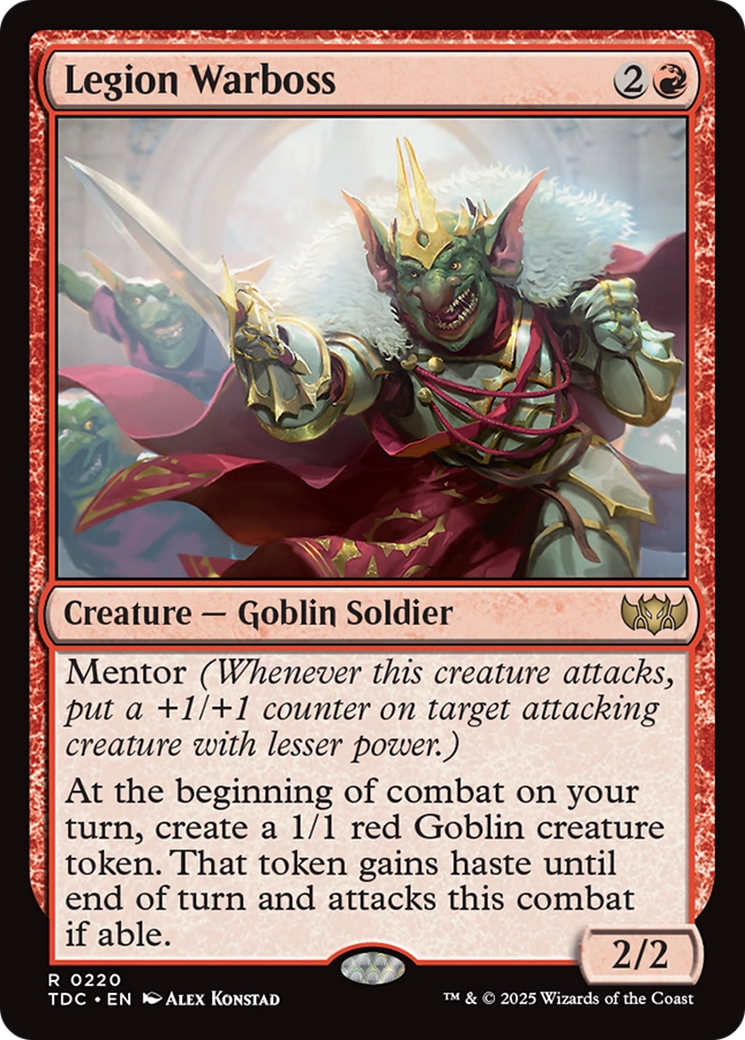 Legion Warboss [Tarkir: Dragonstorm Commander] | Webway Games