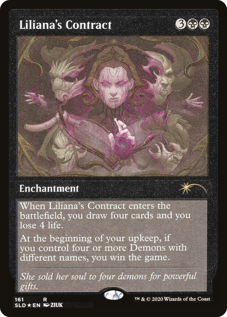 Liliana's Contract (Foil Etched) [Secret Lair Drop Series] | Webway Games