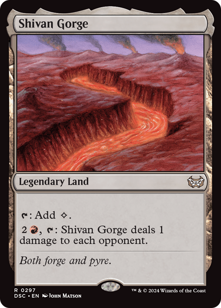 Shivan Gorge [Duskmourn: House of Horror Commander] | Webway Games