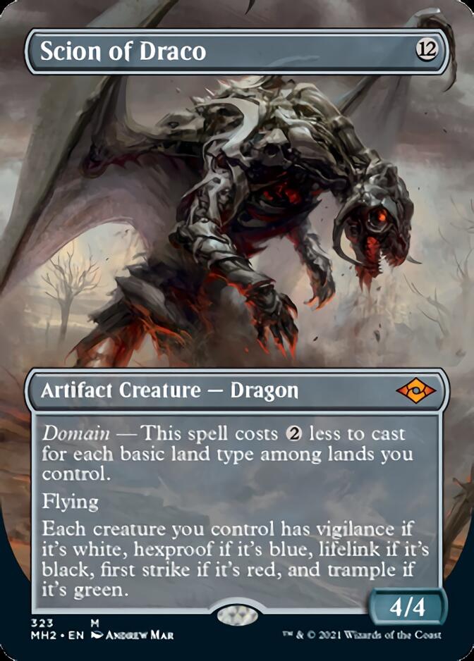 Scion of Draco (Borderless Alternate Art) [Modern Horizons 2] | Webway Games