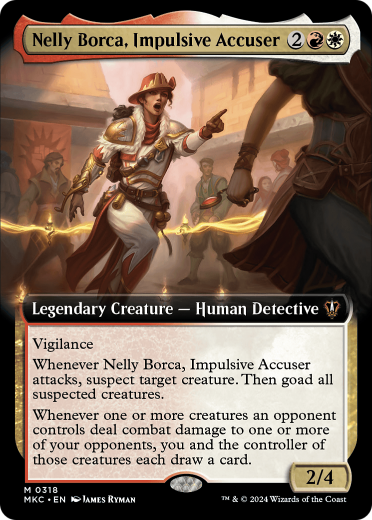 Nelly Borca, Impulsive Accuser (Extended Art) [Murders at Karlov Manor Commander] | Webway Games