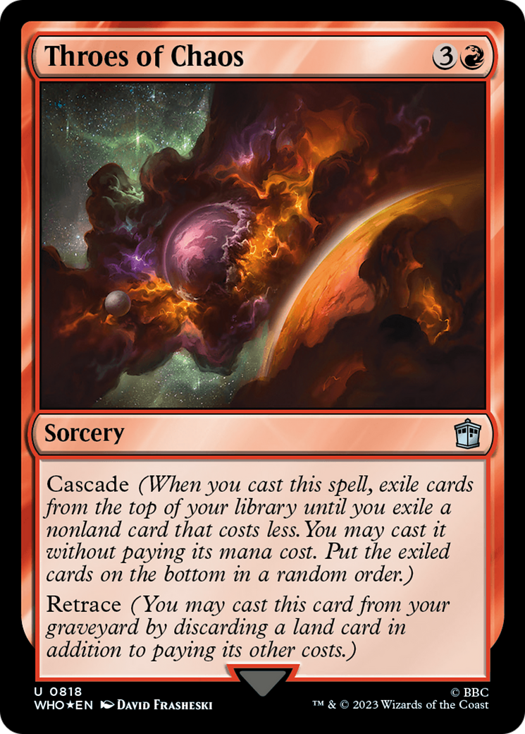 Throes of Chaos (Surge Foil) [Doctor Who] | Webway Games