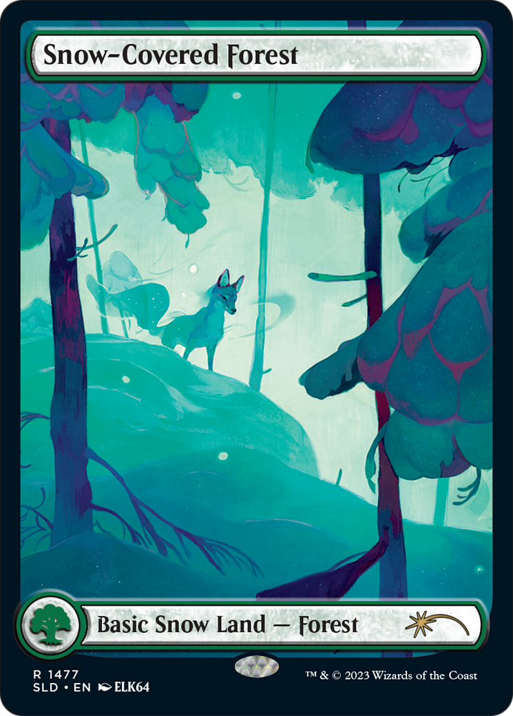 Snow-Covered Forest (1477) [Secret Lair Drop Series] | Webway Games