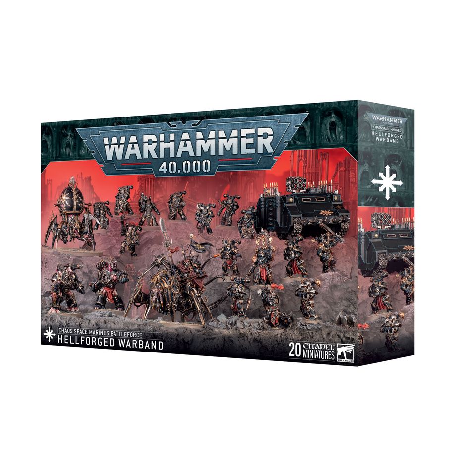 Chaos Space Marines Battleforce: Hellforged Warband | Webway Games