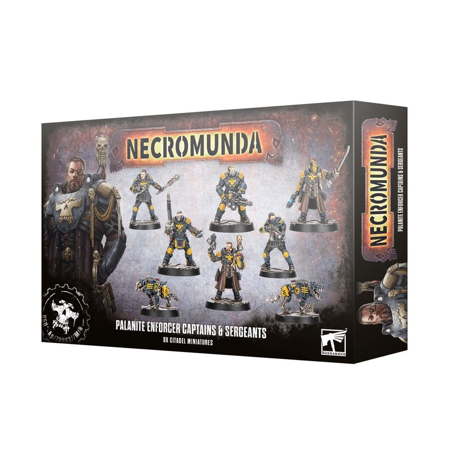 Warhammer Necromunda: Palanite Enforcer Captains and Sergeants | Webway Games