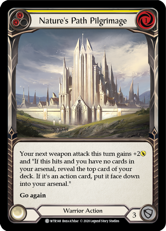Nature's Path Pilgrimage (Yellow) [U-WTR148] (Welcome to Rathe Unlimited)  Unlimited Normal | Webway Games