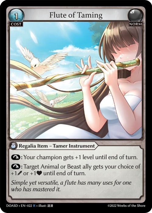 Flute of Taming (022) [Dawn of Ashes: Starter Decks] | Webway Games