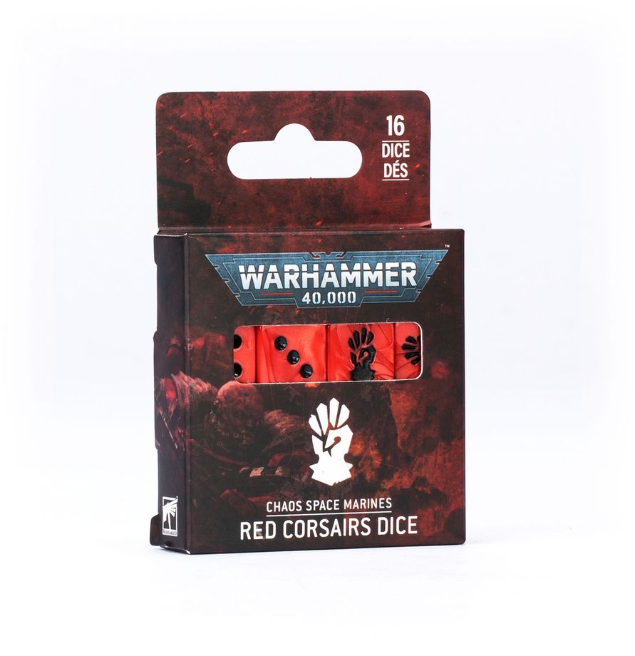 Red Corsairs Dice | Webway Games