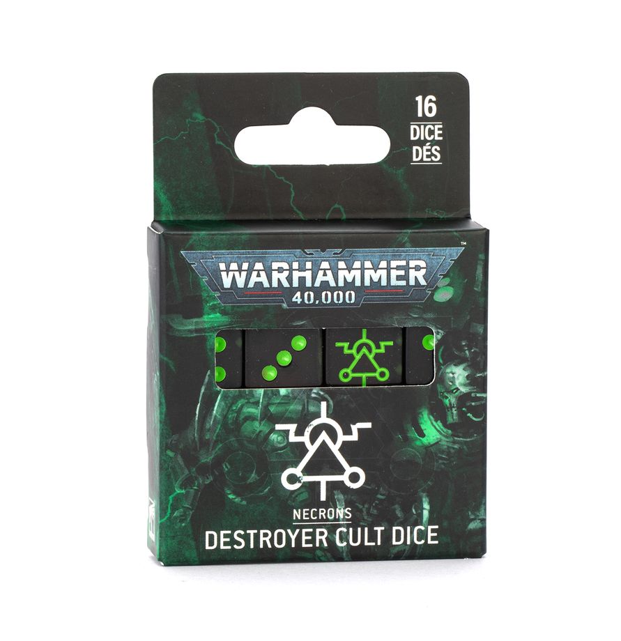 Necrons Destroyer Cult Dice | Webway Games