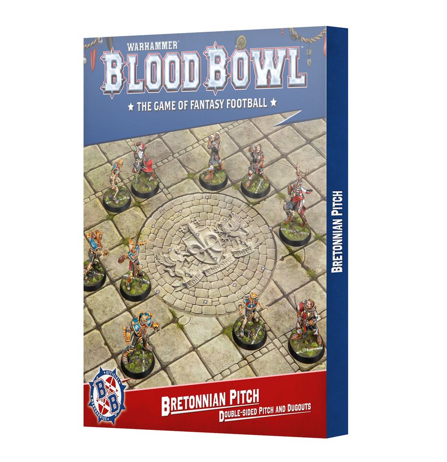 Bretonnian Pitch: Double-sided Pitch and Dugouts | Webway Games