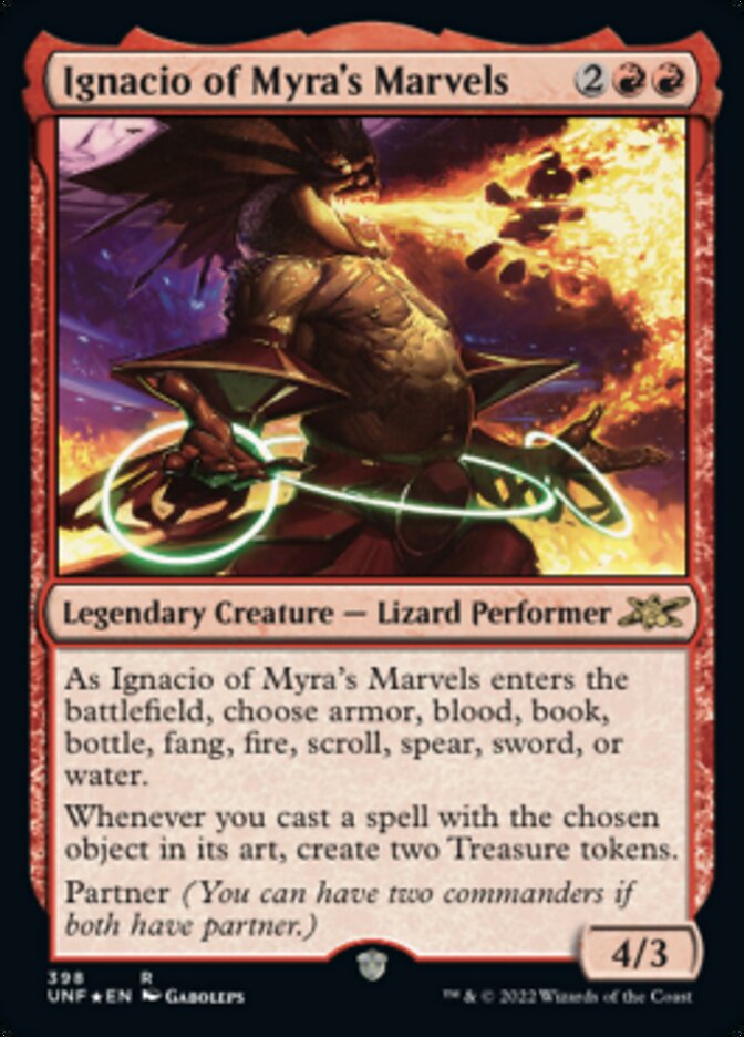 Ignacio of Myra's Marvels (Galaxy Foil) [Unfinity] | Webway Games