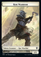 Kor Warrior // Shapeshifter (023) Double-Sided Token [Commander Legends: Battle for Baldur's Gate Tokens] | Webway Games