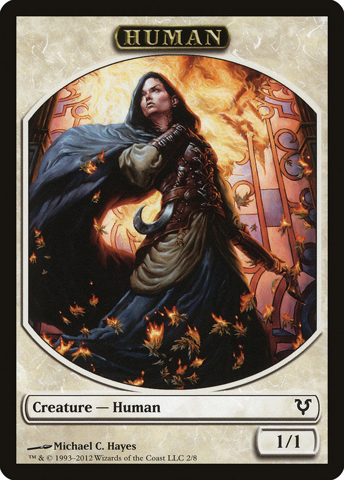 Human Token (2/8) [Avacyn Restored Tokens] | Webway Games