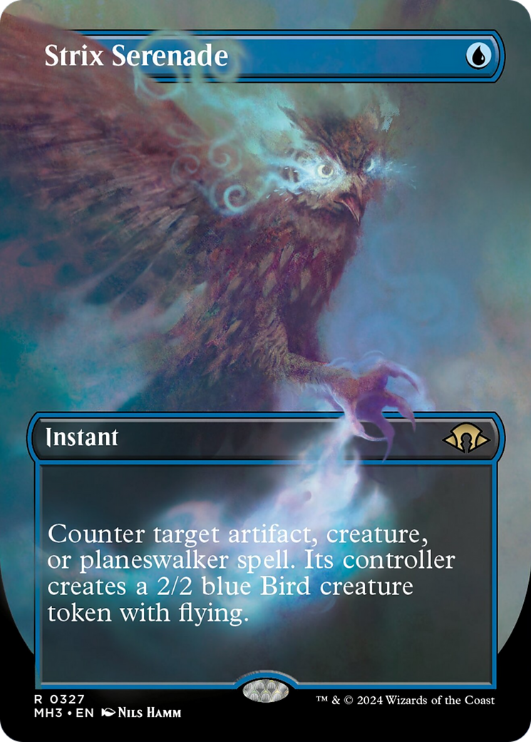 Strix Serenade (Borderless) [Modern Horizons 3] | Webway Games