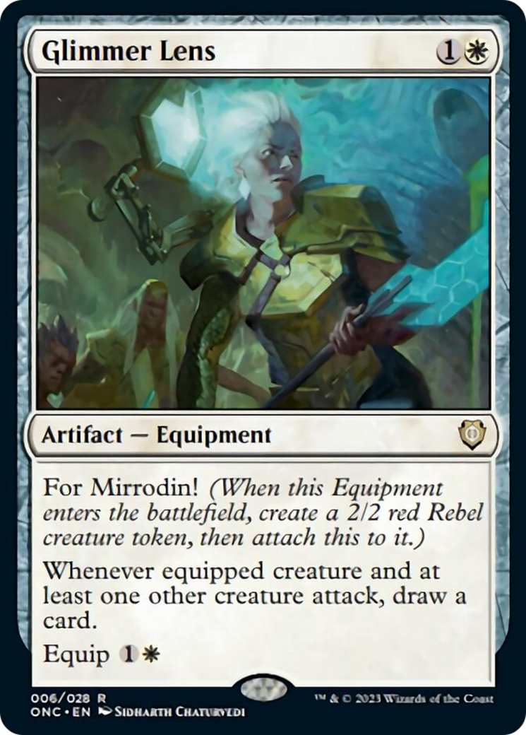 Glimmer Lens [Phyrexia: All Will Be One Commander] | Webway Games