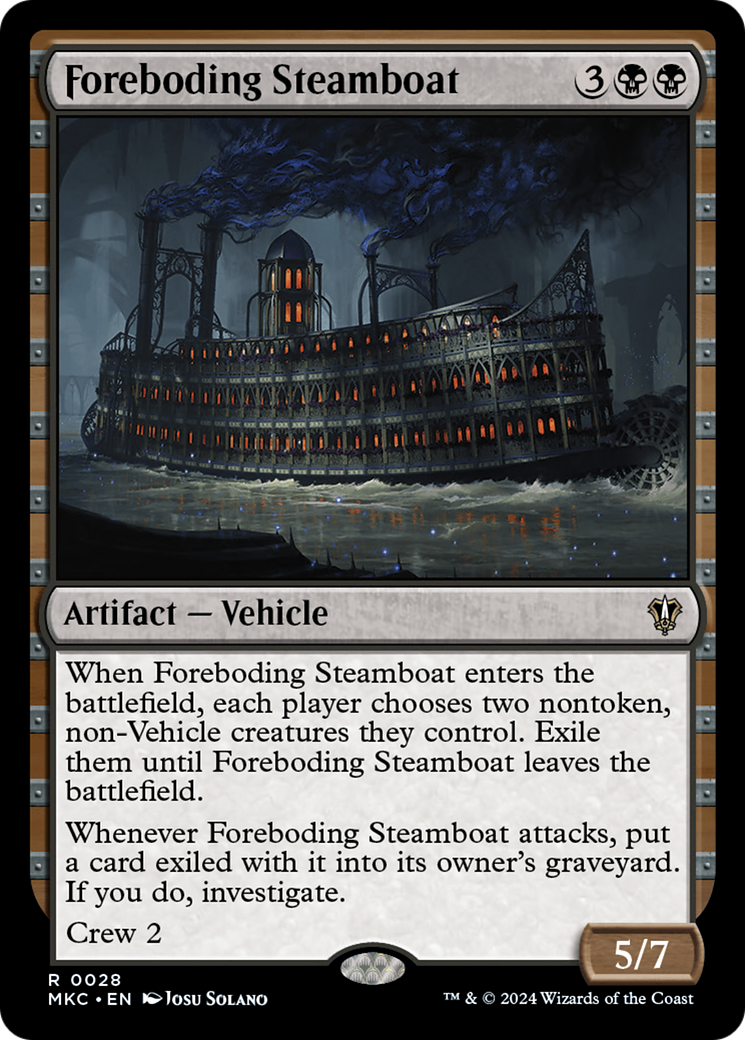 Foreboding Steamboat [Murders at Karlov Manor Commander] | Webway Games