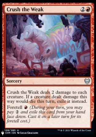 Crush the Weak [The List] | Webway Games