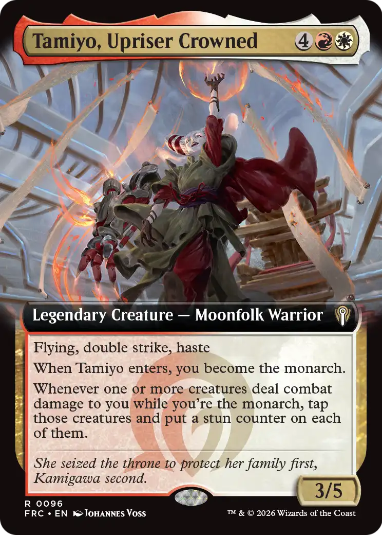 Tamiyo, Upriser Crowned (Extended Art) [Reality Fracture Commander] | Webway Games