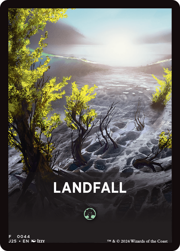 Landfall Theme Card [Foundations Jumpstart Front Cards] | Webway Games