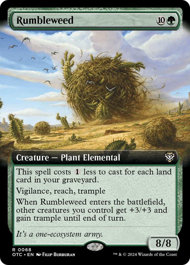 Rumbleweed (Extended Art) [Outlaws of Thunder Junction Commander] | Webway Games