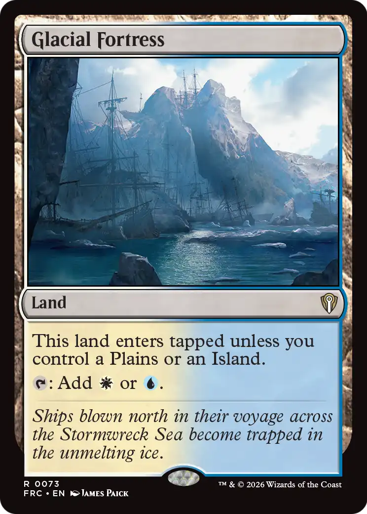 Glacial Fortress [Reality Fracture Commander] | Webway Games