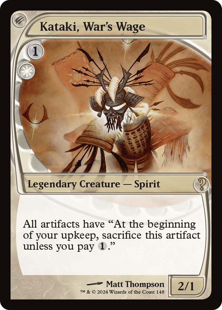 Kataki, War's Wage (Future Sight) [Mystery Booster 2] | Webway Games