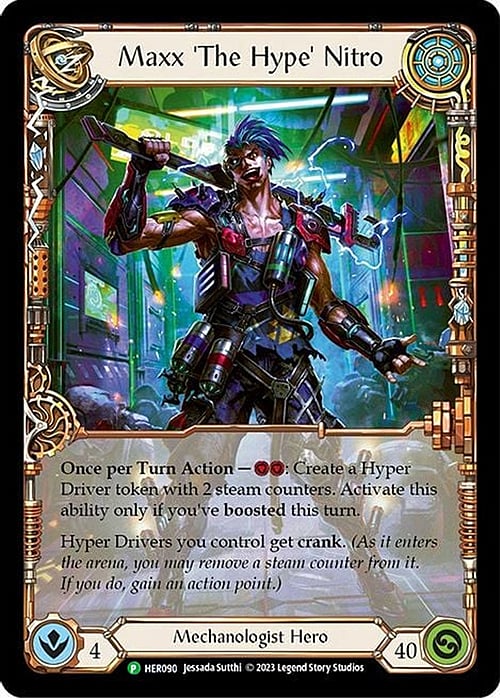 Maxx 'The Hype' Nitro [HER090] (Promo)  Cold Foil | Webway Games