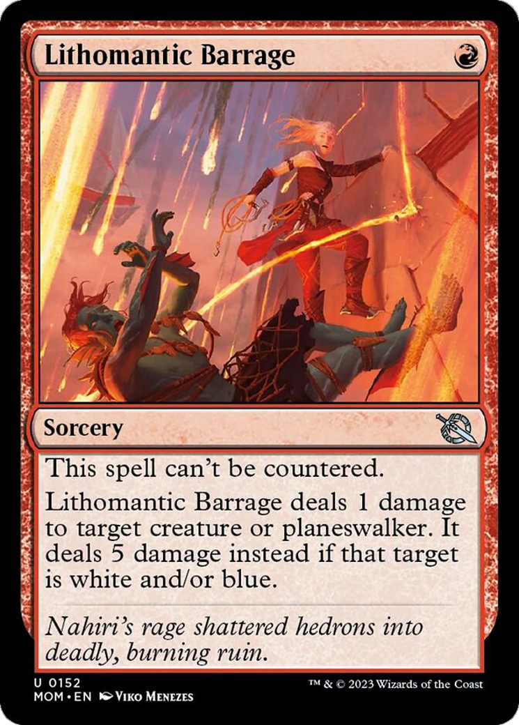 Lithomantic Barrage [March of the Machine] | Webway Games