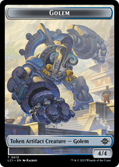 Gnome // Golem Double-Sided Token [The Lost Caverns of Ixalan Tokens] | Webway Games