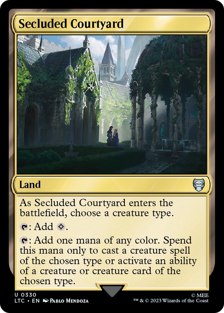 Secluded Courtyard [The Lord of the Rings: Tales of Middle-Earth Commander] | Webway Games