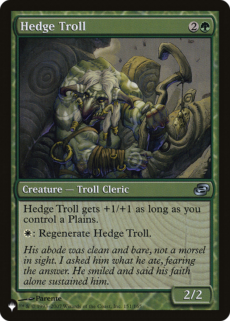 Hedge Troll [The List] | Webway Games