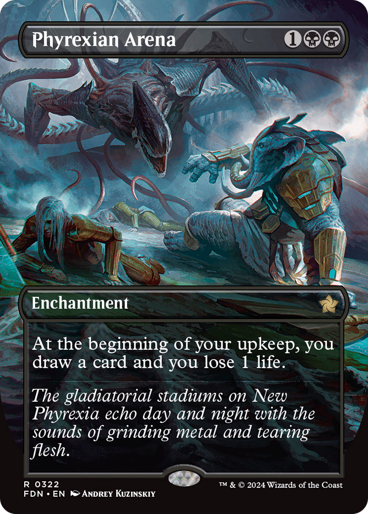 Phyrexian Arena (Borderless) [Foundations] | Webway Games