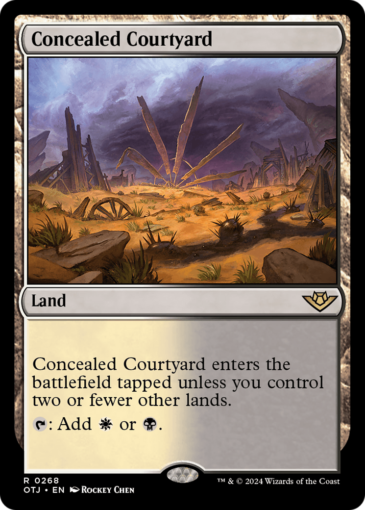 Concealed Courtyard [Outlaws of Thunder Junction] | Webway Games