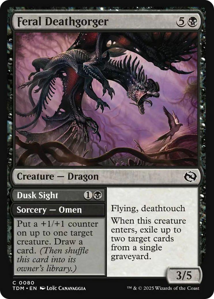 Feral Deathgorger [Tarkir: Dragonstorm] | Webway Games