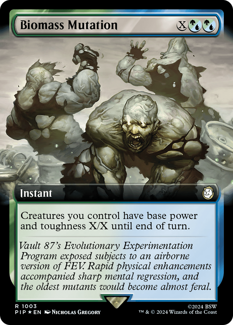 Biomass Mutation (Extended Art) (Surge Foil) [Fallout] | Webway Games