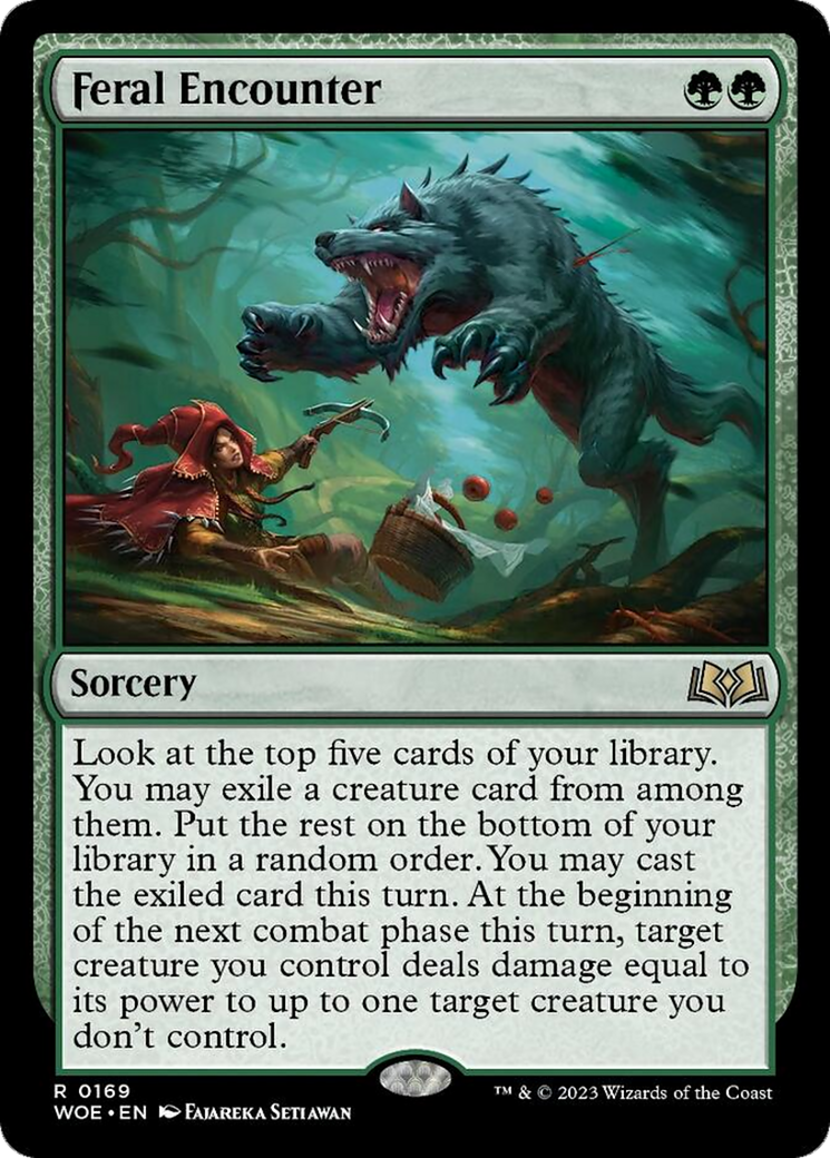 Feral Encounter [Wilds of Eldraine] | Webway Games