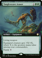 Tangleweave Armor (Extended Art) [Phyrexia: All Will Be One Commander] | Webway Games