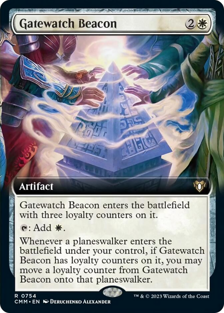 Gatewatch Beacon (Extended Art) [Commander Masters] | Webway Games