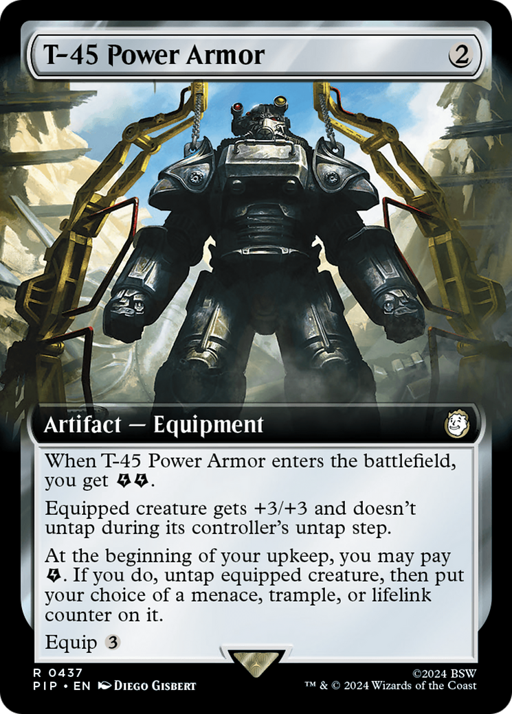 T-45 Power Armor (Extended Art) [Fallout] | Webway Games