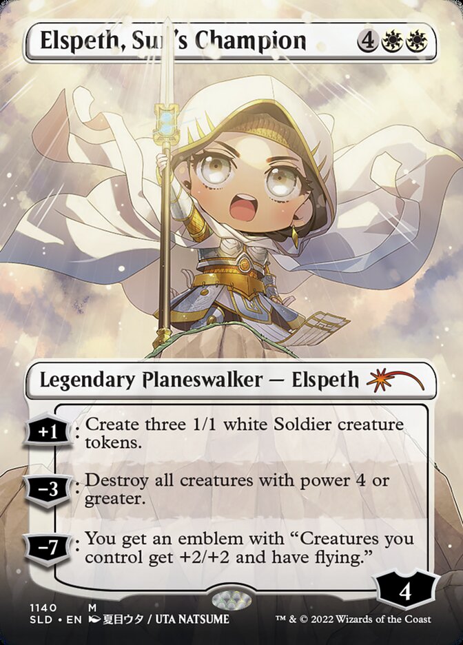 Elspeth, Sun's Champion (Borderless) (1140) [Secret Lair Drop Series] | Webway Games