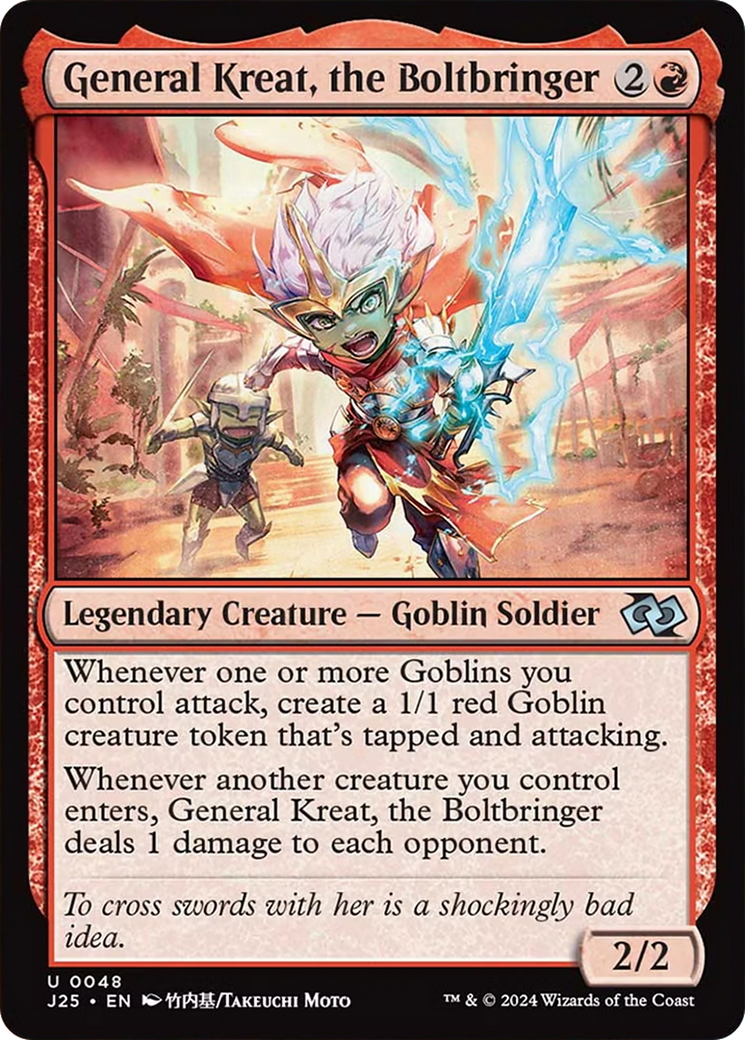 General Kreat, the Boltbringer (Anime) [Foundations Jumpstart] | Webway Games
