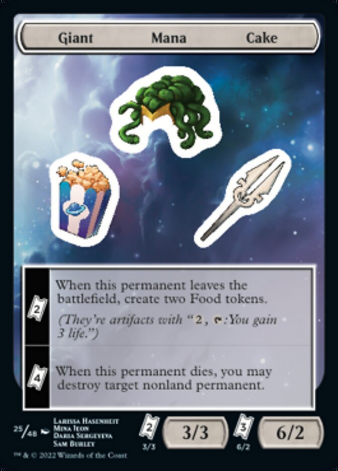 Giant Mana Cake [Unfinity Stickers] | Webway Games