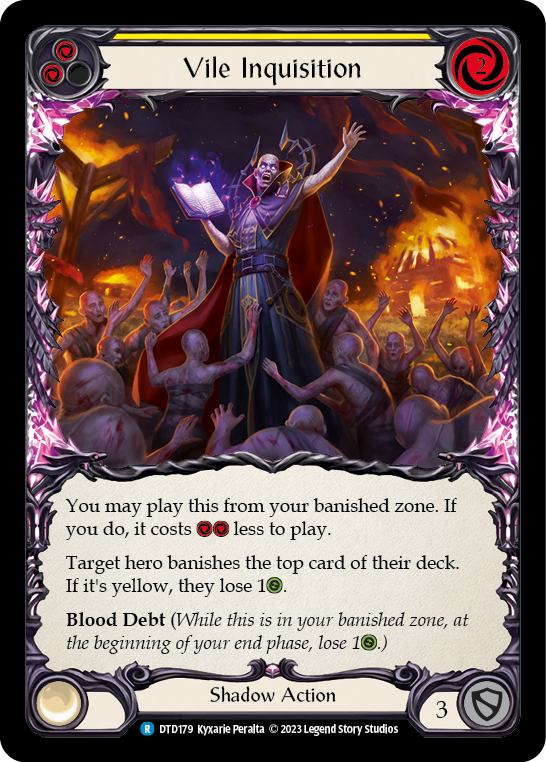 Vile Inquisition (Yellow) [DTD179] (Dusk Till Dawn) | Webway Games