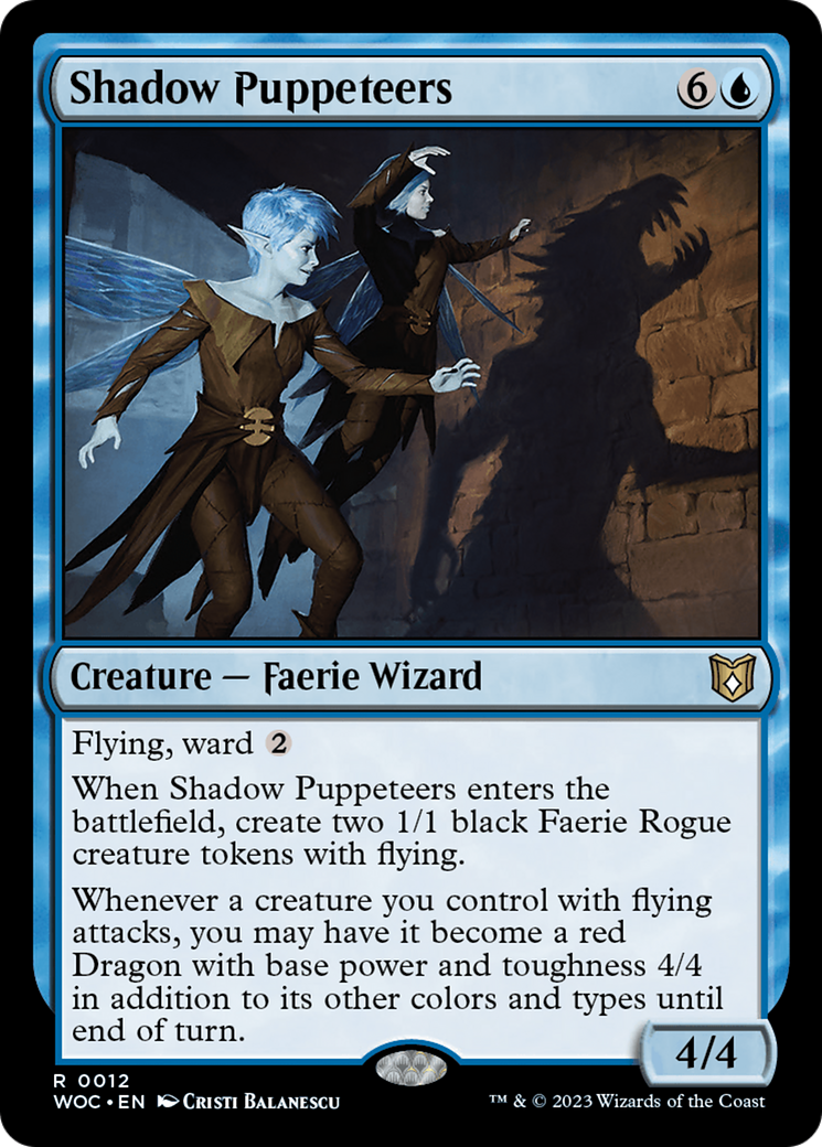 Shadow Puppeteers [Wilds of Eldraine Commander] | Webway Games
