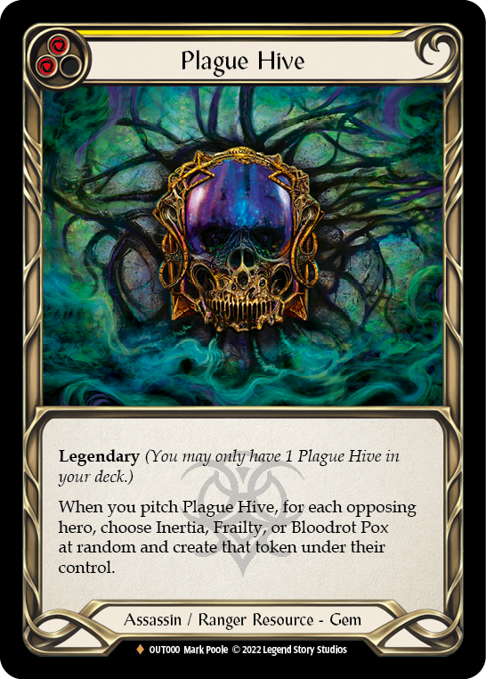 Plague Hive [OUT000] (Outsiders)  Cold Foil | Webway Games