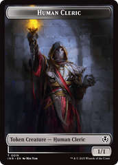 Demon // Human Cleric Double-Sided Token [Innistrad Remastered Tokens] | Webway Games